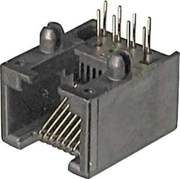 ASSMANN WSW A-20042/LP Modulárny panelový konektor A-20042/LP zásuvka, vstavateľná horizontálna  Počet pólov: 8P8C  čier