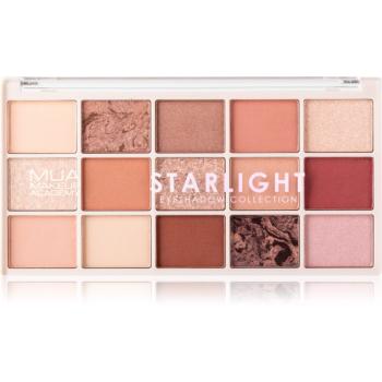 MUA Makeup Academy Professional 15 Shade Palette paletka očných tieňov odtieň Starlight 12 g