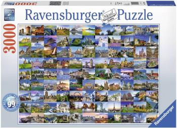 Ravensburger Puzzle - 99 krásnych miest v Európe