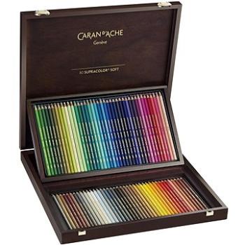 CARAN DACHE Supracolor Aquarelle 80 farieb v drevenom boxe (3888.480)