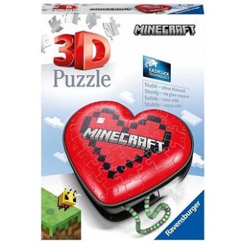 Ravensburger 3D Puzzle 112852 Srdce Minecraft 54 dielikov (4005556112852)