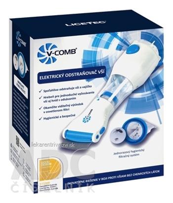 V-COMB elektrický odstraňovač vší 1x1 ks