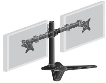 Iiyama desktop mount, dual