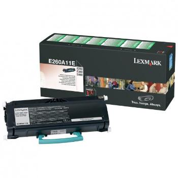 Lexmark originál toner E260A11E, black, 3500str., return, Lexmark E260, E360, E460, O