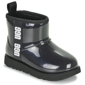 UGG  Polokozačky KIDS' CLASSIC CLEAR MINI II  Čierna