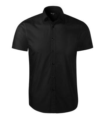 MALFINI Pánska košeľa s krátkym rukávom Flash - Čierna | XL