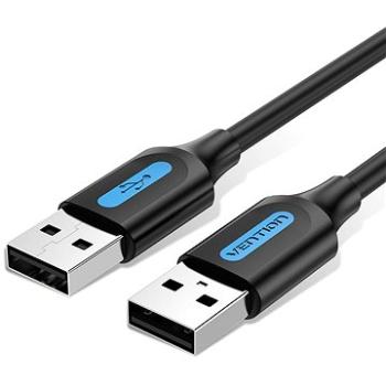 Vention USB 2.0 Male to USB Male Cable 0.25 M Black PVC Type (COJBC)
