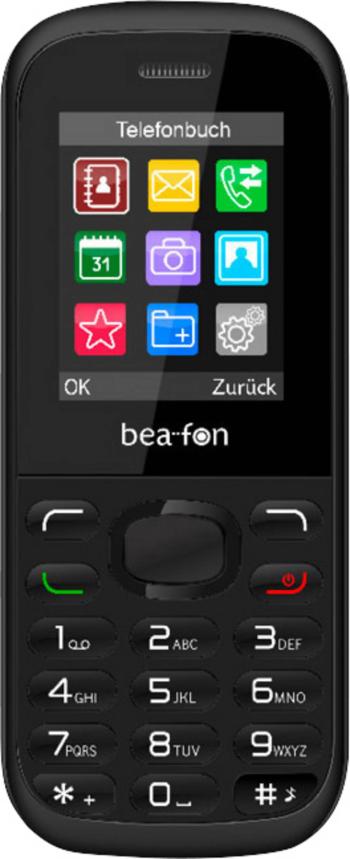 beafon C70 mobilný telefón Dual SIM čierna