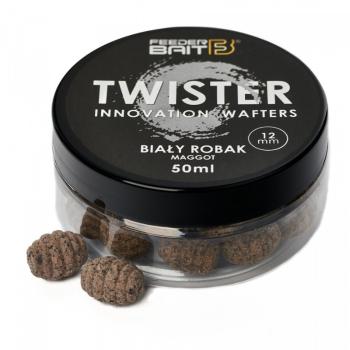 Feederbait twister wafters 75 ml 12 mm - biely červ