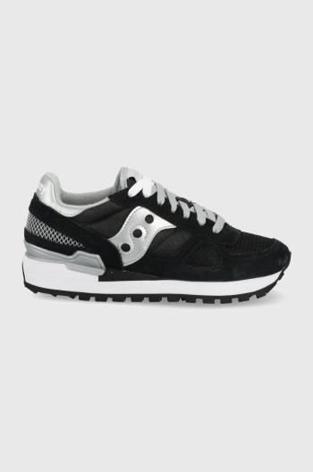 Topánky Saucony Shadow čierna farba,