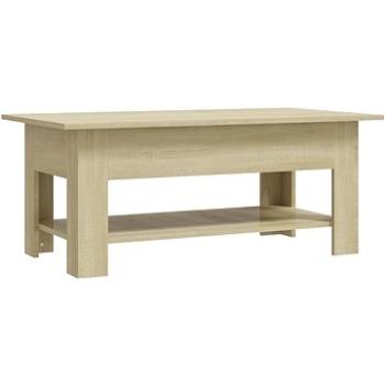 SHUMEE Konferenčný stolík dub sonoma 102 × 55 × 42 cm drevotrieska, 810256