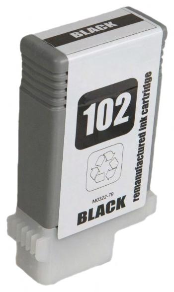 CANON PFI-102 BK - kompatibilná cartridge, čierna, 130ml