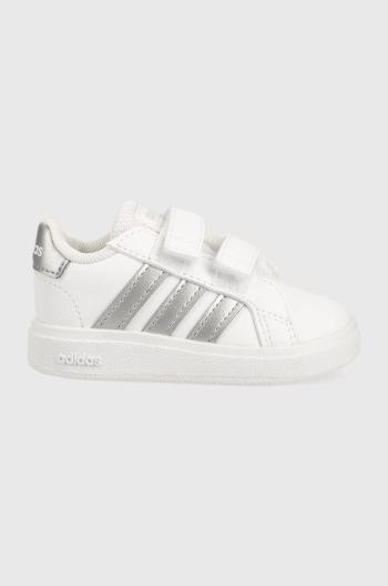 Detské tenisky adidas GRAND COURT 2.0 biela farba