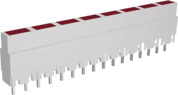 Signal Construct ZALW 080 LED séria 8-krát červená  (d x š x v) 40.8 x 3.7 x 9 mm