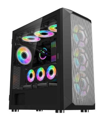 1stCOOL skriňa Wind Storm Black MiddleTower, AU, USB3.0, bez zdroja, čierna