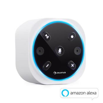 Auna Intelligence Plug, inteligentný reproduktor do zásuvky, ovládanie hlasom pomocou virtuálnej asistentky Alexa, BT