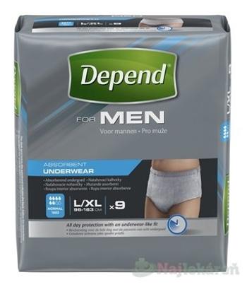 Depend Normal L / XL pre mužov 9 ks