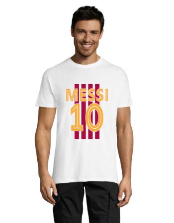 Messi 1 pánske tričko biele XS