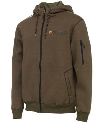 Prologic mikina carpio zip hoodie army green - m