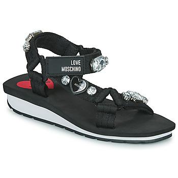 Love Moschino  Sandále FLOW LOVE  Čierna