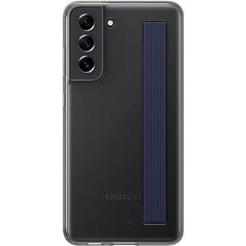 Samsung Galaxy S21 FE 5G Polopriehľadný zadný kryt s pútkom sivý (EF-XG990CBEGWW)