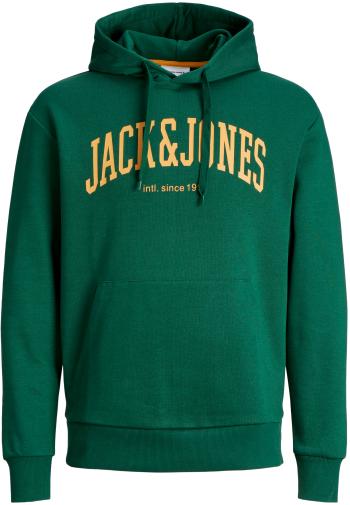 Jack&Jones Pánska mikina JJEJOSH Relaxed Fit 12236513 Dark Green M