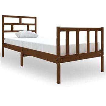 Rám postele medovo hnedý masívne drevo 75 × 190 cm Small Single, 3101311