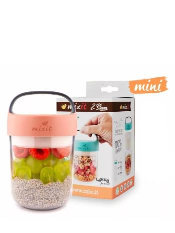 2go mini desiatový box - lososový MIXIT 400 ml