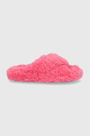 Papuče Steve Madden Pillow Slipper ružová farba
