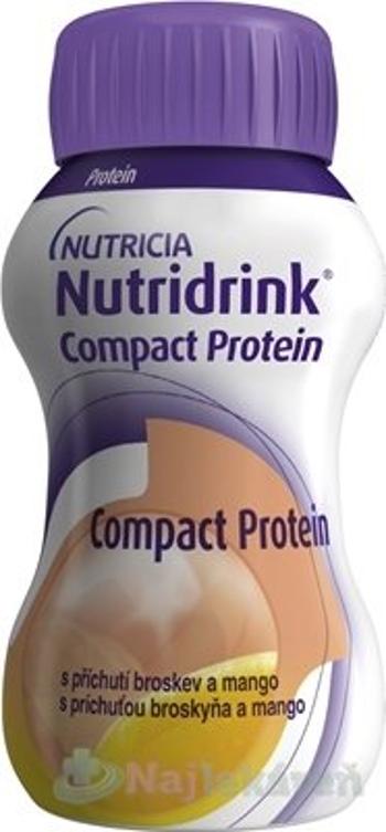 NUTRIDRINK COMPACT PROTEIN s príchuťou broskyňa a mango 24x125 ml 3000 ml