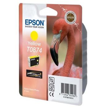 EPSON T0874 (C13T08744010) - originálna cartridge, žltá, 11,4ml