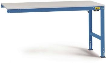 Manuflex LU6023.5007 ESD pracovný stôl UNIVERSAL Štandardný prídavný stôl s gumovou doskou, ŠxHxV = 1250 x 600 x 760-870