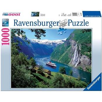 Ravensburger puzzle 158041 Nórsky fjord 1000 dielikov (4005556158041)