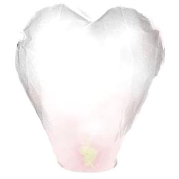 Lampión šťastia – prianie – biele srdce – svadba/Valentín (5901157440310)