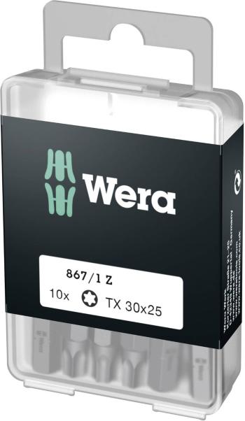 Wera 867/1 Z DIY SiS 05072411001 bit Torx T 30 nástrojová ocel legované, vysoko pevné D 6.3 10 ks