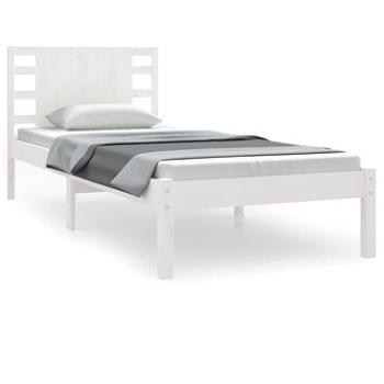 Rám postele biely masívna borovica 90 × 200 cm, 3104204