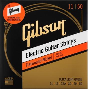 Gibson Flatwound 11-50 Struny pre elektrickú gitaru