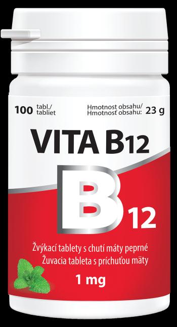 Vitabalans Oy VITA B12 1000 µg žuvacie tablety s príchuťou mäty 100 ks