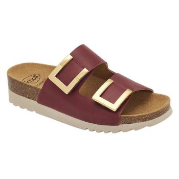 SCHOLL Monterey 2 straps dámske šľapky bordeaux, Veľkosť obuvi: 41