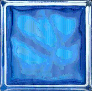 Luxfera Glassblocks blue 19x19x8 cm lesk 1908WBB