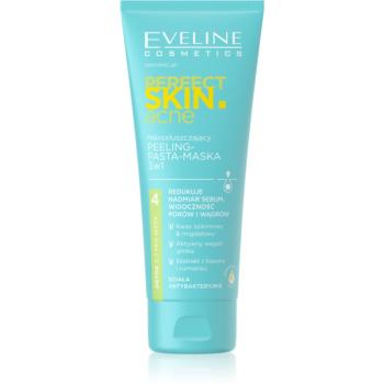 Eveline Cosmetics Perfect Skin .acne exfoliačná maska 3v1 75 ml