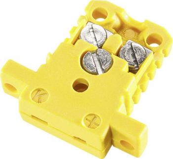 B + B Thermo-Technik 0220 0005 Zásuvka miniatúrnej spojky žltého typu NiCrNi typu K. N/A žltá Množstvo: 1 ks