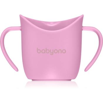 BabyOno Be Active Ergonomic Training Cup tréningový hrnček s držadlami Purple 6 m+ 120 ml