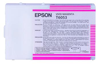 Epson T6053 purpurová (vivid magenta) originálna cartridge
