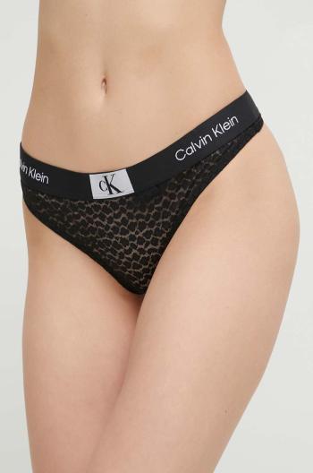 Tangá Calvin Klein Underwear čierna farba