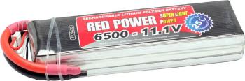 Red Power akupack Li-Pol 11.1 V 6500 mAh Počet článkov: 3 25 C SoftCase otvorené káblové koncovky