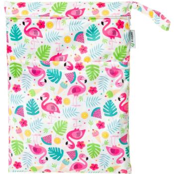 T-TOMI Wet Bag Flamingo nepremokavé vrecúško 30x40 ml