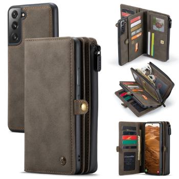 WALLET Ochranný Kryt s peňaženkou 2v1 pre Samsung Galaxy S22 Plus 5G hnedé