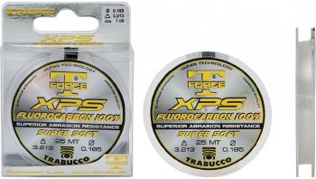 Trabucco vlasec t-force xps fluorocarbon 25 m - 0,18 mm 3,21 kg