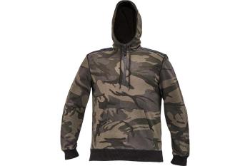 CRAMBE mikina s kapucňou camouflage 3XL